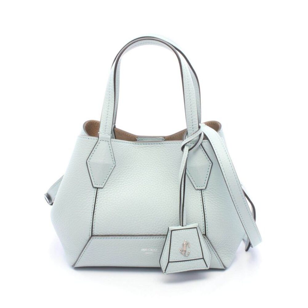 JIMMY CHOO Diamond Small Calf Leather Tote Bag